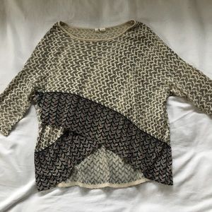 Patterned Tulip Sweater
